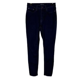 Calvin Klein Jeans Womens 6 Blue Denim Stretch Repreve High-Rise Skinny Leg